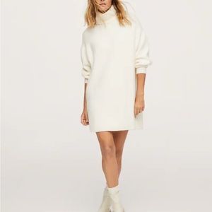 Mango Turtle neck knit dress